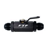 FTF Valve Shut Off An6 Male - Black image 1