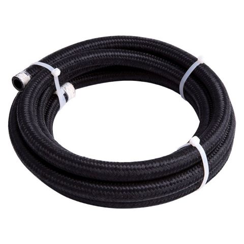 FTF Hose Teflon Black Braided An6 - Per Meter image 1