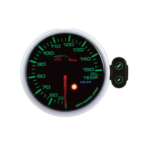 Depo Gauges Oil Temp Gauge 52mm - 7 Colour LED image 1
